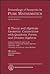 K-Theory and Algebraic Geometry: Connections With Quadratic Forms and Division Algebras (Proceedings of Symposia in Pure Mathematics, Vol 58, Pts)