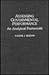 Assessing Governmental Performance: An Analytical Framework (Contributions in Political Science)