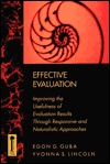 Effective Evaluation: Improving the Usefulness of Evaluation Results Through Responsive and Naturalistic Approaches (JOSSEY BASS SOCIAL AND BEHAVIORAL SCIENCE SERIES)
