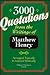 3000 Quotations from the Writings of Matthew Henry