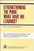 Strengthening the Poor (U.S.Third World Policy Perspectives Series)