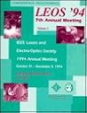 IEEE Leos Annual Meeting, 1994 IEEE Leos Annual Meeting, 1994