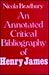 An Annotated Critical Bibliography of Henry James