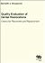 Quality Evaluation of Dental Restorations by Kenneth J. Anusavice