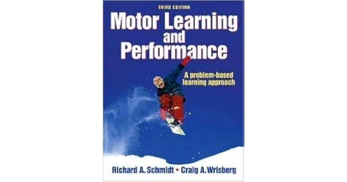 Motor Learning and Performance by Richard A. Schmidt
