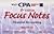 Wiley CPA Examination Review Focus Notes by Less Antman