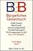 BGB Bürgerliches Gesetzbuch