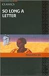 So Long a Letter by Mariama Bâ