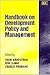 Handbook on Development Policy and Management