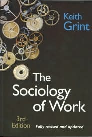 The Sociology of Work: Introduction (Hardcover)