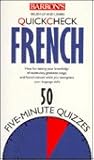 Quickcheck French (Barron's Quickcheck Language Series) (English, French and French Edition)