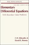 Elementary Differential Equations Solution Manual