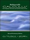 Multivariable Calculus from Graphical, Numerical, and Symbolic Points of View Multivariable Calculus from Graphical, Numerical, and Symbolic Points of View