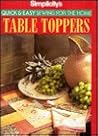 Simplicity's Quick & Easy Sewing for the Home: Table Toppers