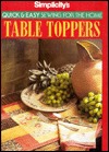 Simplicity's Quick & Easy Sewing for the Home: Table Toppers (Hardcover)