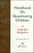 Handbook on Questioning Children by Anne Graffam Walker