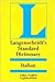 Langenscheidt's Standard Italian Dictionary
