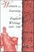 Women and Learning in English Writing: 1600-1900
