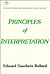 Principles Of Interpretation: Continental Thought Series, V5 (Volume 5) (Series In Continental Thought)