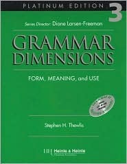 Grammar Dimensions 3, Platinum Edition: Form, Meaning, and Use (Paperback)