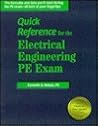 Quick Reference for the Electrical Engineering Pe Exam