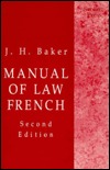 Manual of Law French (Hardcover)