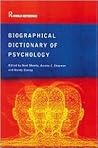 Biographical Dictionary of Psychology (Routledge World Reference)