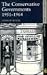 The Conservative Governments, 1951-1964 by Andrew Boxer