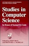 Studies in Computer Science: In Honor of Samuel D. Conte (Software Science and Engineering) Studies in Computer Science: In Honor of Samuel D. Conte (Software Science and Engineering)