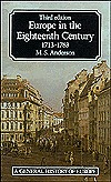 Europe in the Eighteenth Century, 1713-1783 (Paperback)