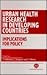 Urban Health Research in Developing Countries by S. Atkinson
