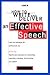 How to Write and Deliver an Effective Speech by Judith A. McManus