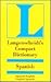 Langenscheidt's Compact Spanish Dictionary: Spanish-English English-Spanish (Langenscheidt Compact Dictionaries) (Spanish Edition)