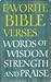 Favorite Bible verses: Word...