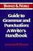 Guide to Grammar and Punctuation: A Writer's Handbook