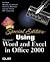 Using Microsoft Word and Excel 2000 (SPECIAL EDITION USING)