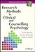 Research Methods in Clinical and Counselling Psychology (Wiley Series in Clinical Psychology)