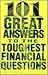101 Great Answers to the the Toughest Financial Questions