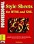 Professional Stylesheets for Html and Xml