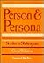 Person and Persona: Studies in Shakespeare