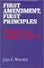 First Amendment, First Principles: Verbal Acts and Freedom of Speech
