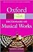 The Oxford Dictionary of Mu...