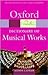 The Oxford Dictionary of Musical Works by Alison Latham