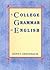 A College Grammar of English