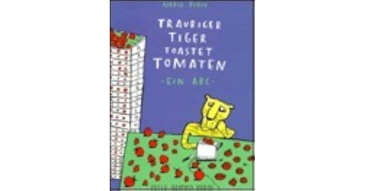 Trauriger Tiger Toastet Tomaten