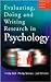 Evaluating, Doing and Writi...