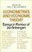 Econometrics and economic t...
