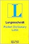 Langenscheidt Pocket Latin Dictionary: Latin-English, English- Latin