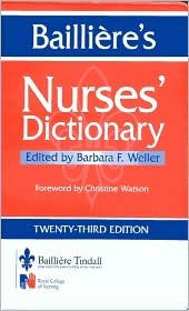 Bailliere's Nurses' Dictionary (Paperback)