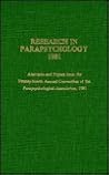 Research in Parapsychology 1981